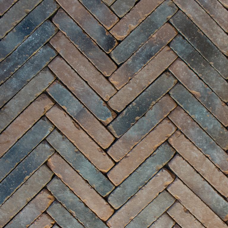 Gebakken vechtformaat 21x4x6,6 cm Dortmund onbezand getrommeld – gebakken klinker