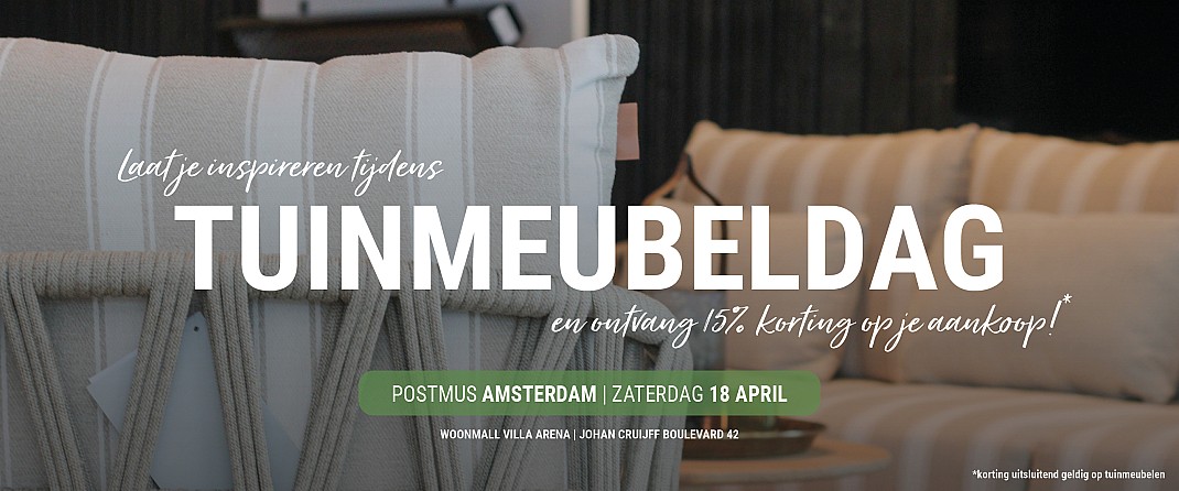 Tuinmeubeldag Postmus Amsterdam