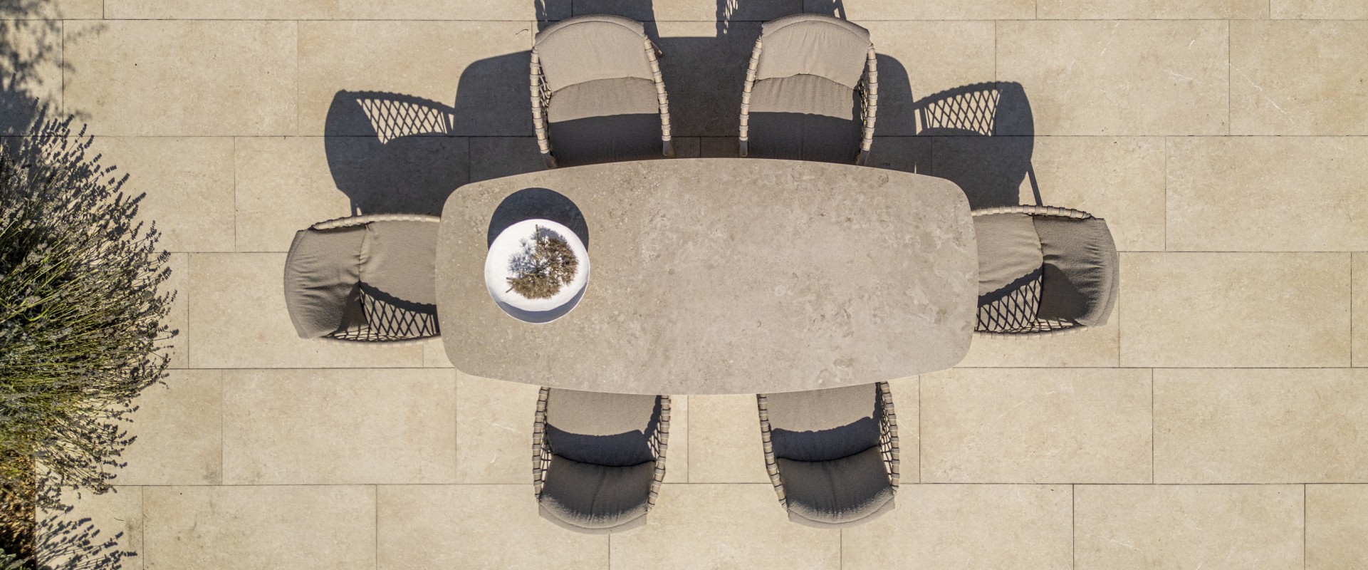 allora dining set latte with prado ceramic barrel table topview 02.jpg?1769178427&focus=51.82 61