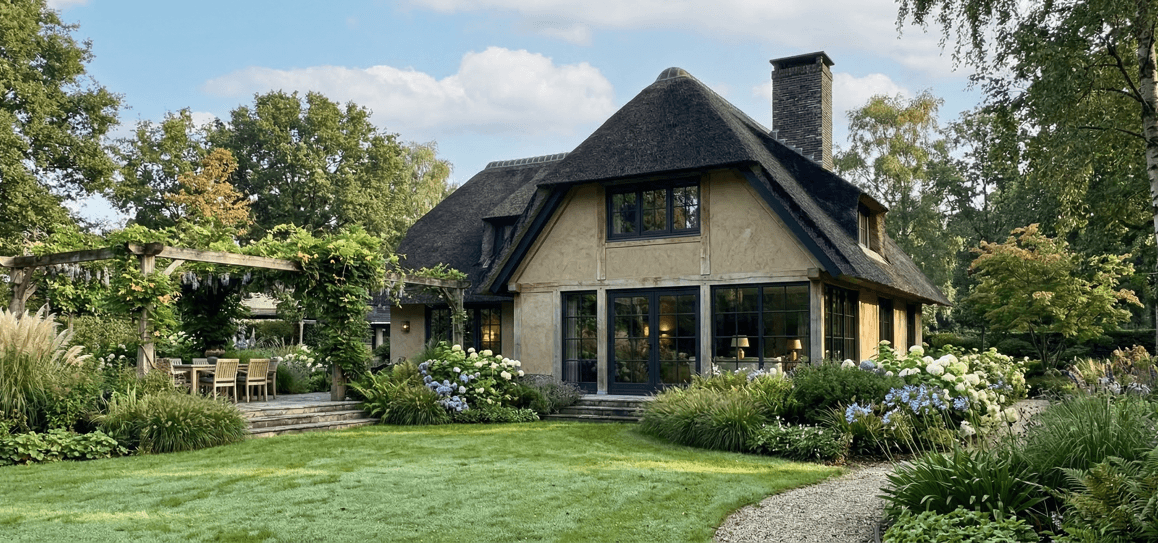 traditionele luxe tuin