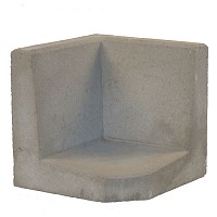 L-Hoeksteen Grijs 40x40x40cm *