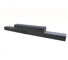 ++Patioblok Antraciet 60x12x10cm strak