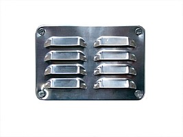 Ventilatierooster, per 2 stuks.*