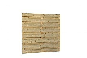 Jumboscherm geschaafd vuren 18-planks 15 mm, 180 x 180 cm, recht, groen geïmpregneerd.*