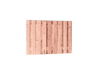 Douglas fijnbezaagd plankenscherm 19-planks 15 mm, 180 x 130 cm t.b.v. betonsysteem, onbehandeld.*