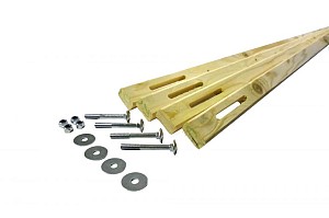 Dakverankeringsset t.b.v. 28 mm en 44 mm blokhutten.*