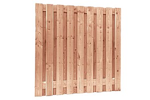 Redvision geschaafd plankenscherm 19-planks 16 mm, 180 x 180 cm, verticaal recht.*