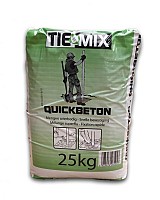 Betonmortel snelhardend, 25 kg.