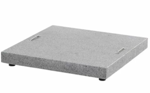 4 Seasons Outdoor Granite parasolvoet - Anthracite 125kg - rechte hoeken
