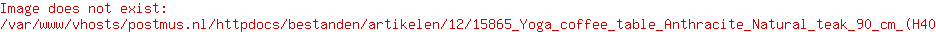 Yoga coffee table Anthracite Natural teak 90 cm (H40) Alu / Teak