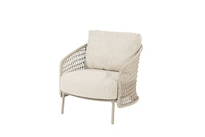 Puccini loungestoel latte incl. 2 kussens | 4 Seasons Outdoor