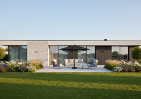 Oasis parasol 200 x 250 cm. antraciet | 4 Seasons Outdoor