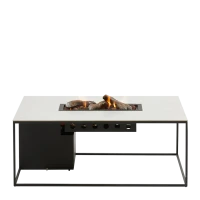 Cosidesign Line black frame / white marble look top