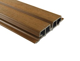WPC WEO60 cladding Teak 3,3x17x390cm (wb 14cm) FSC®100% FSC®-C003450