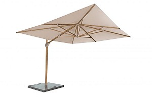 Hacienda 300 x 400 cm. WOOD LOOK -Sand Solefin with rotation part - SHOWROOMMODEL