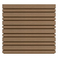 NewTechWood composiet co-extrusie wand bekleding castellation 4325 profiel, 2,5 x 19,6 x 290 cm, Tea