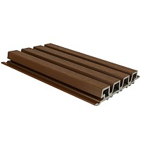 NewTechWood composiet co-extrusie wand bekleding rhombus profiel, 3,3 x 21,5 x 390 cm, Ipe.*