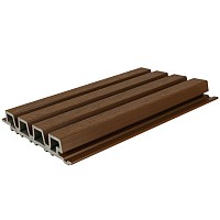 NewTechWood composiet co-extrusie wand bekleding rhombus profiel, 3,3 x 21,5 x 230 cm, Ipe.*