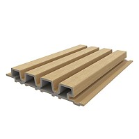 NewTechWood composiet co-extrusie wand bekleding rhombus profiel, 3,3 x 21,5 x 230 cm, Red Cedar.*