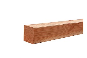 Douglas geschaafde paal 6,5 x 6,5 x 300 cm, onbehandeld.*