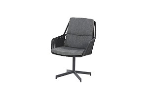 Primavera dining chair Anthracite with 2 cushions Anthracite - SHOWROOMMODEL