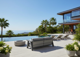 ACTIE - Iconic 3-zits loungebank antraciet incl. kussens - OP=OP | 4 Seasons Outdoor