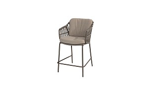 4 Seasons Outdoor Capalbio high dining stoel incl. 2 kussens OP=OP