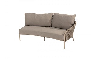 Comino 2-zits bank latte armleuning rechts | 4 Seasons Outdoor