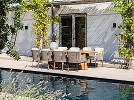 4 Seasons Outdoor Bernini tuinstoel terre incl. 2 kussens OP=OP