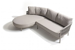 Taste by 4 Seasons Outdoor Catalana hoek loungebank met chaise lounge Cloud