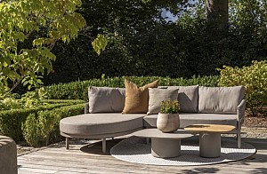 Taste by 4 Seasons Outdoor Catalana hoek loungebank met chaise lounge Cloud