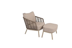 Taste by 4 Seasons Outdoor Puglia voetenbank incl. kussen OP=OP