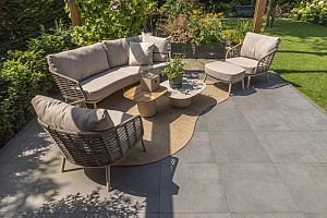 Taste by 4 Seasons Outdoor Puglia voetenbank incl. kussen OP=OP