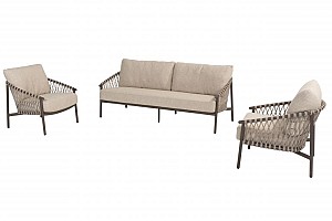 Allora living lounge set (zonder tafel) | 4 Seasons Outdoor
