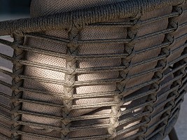 Taste by 4 Seasons Outdoor Puglia dining set met Manolo eettafel 240x103cm (Latte)