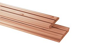 Douglas geschaafd triple profiel 2,2 X 14,5 X 400 cm, onbehandeld.*