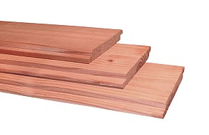 Douglas geschaafd halfhouts rabat 1,8 x 15,0 x 400 cm, onbehandeld.*