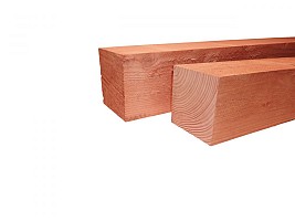 Douglas fijnbezaagde paal 20 x 20 x 250 cm, onbehandeld.*