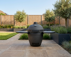 Kamado solo black (incl. side-tables)