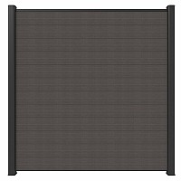 NewTechWood Co-extrusie composiet scherm, 180 x 180 cm, Silver Gray.*