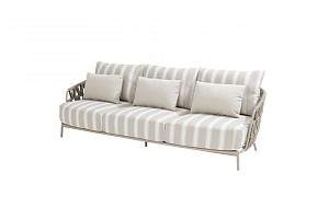 4 Seasons Outdoor Beverly 3-zits loungebank incl. kussens