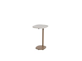 Sofie bijzettafel amber met keramisch tafelblad 35 x 30 cm (H 50) | 4 Seasons Outdoor