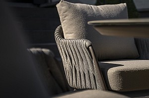 Taste by 4 Seasons Outdoor Cannes loungeset: 3-zits loungebank + 2x loungestoel