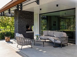 Taste by 4 Seasons Outdoor Puglia loungestoel terre incl. 2 kussens OP=OP