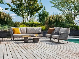 Taste by 4 Seasons Outdoor Demi set van 2 loungetafels terre 50 x 60 cm en 70 x 80 cm