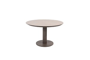 Taste by 4 Seasons Outdoor Sarah tuintafel terre met geprinte keramiek tafelblad 120 cm Ø OP=OP