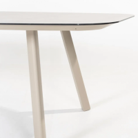 Taste by 4 Seasons Outdoor Manolo uitschuifbare tuintafel latte met geprint keramiek tafelblad 230 -