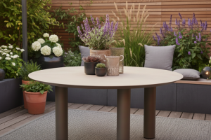 Donato tuintafel terre met geprint keramiek tafelblad 160 Ø cm (H 75) | Taste 4SO