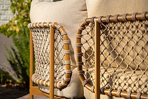 4 Seasons Outdoor Martinique loungeset Amber en Hampton loungetafel