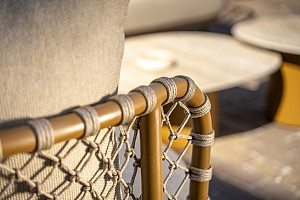 Martinique loungeset met Sofie loungetafels Amber | 4 Seasons Outdoor